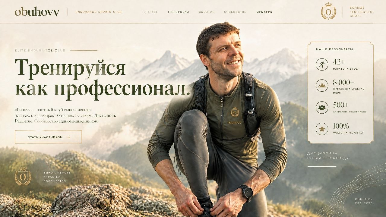 Спортсмен-любитель на горной дороге в мягком дневном свете